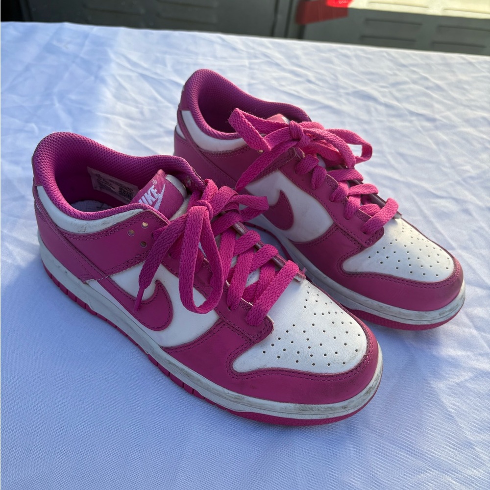 Nike Kids Fuchsia and White Sneakers